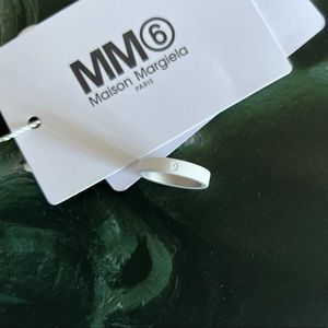 MM6 Maison Margiela white stylish ring